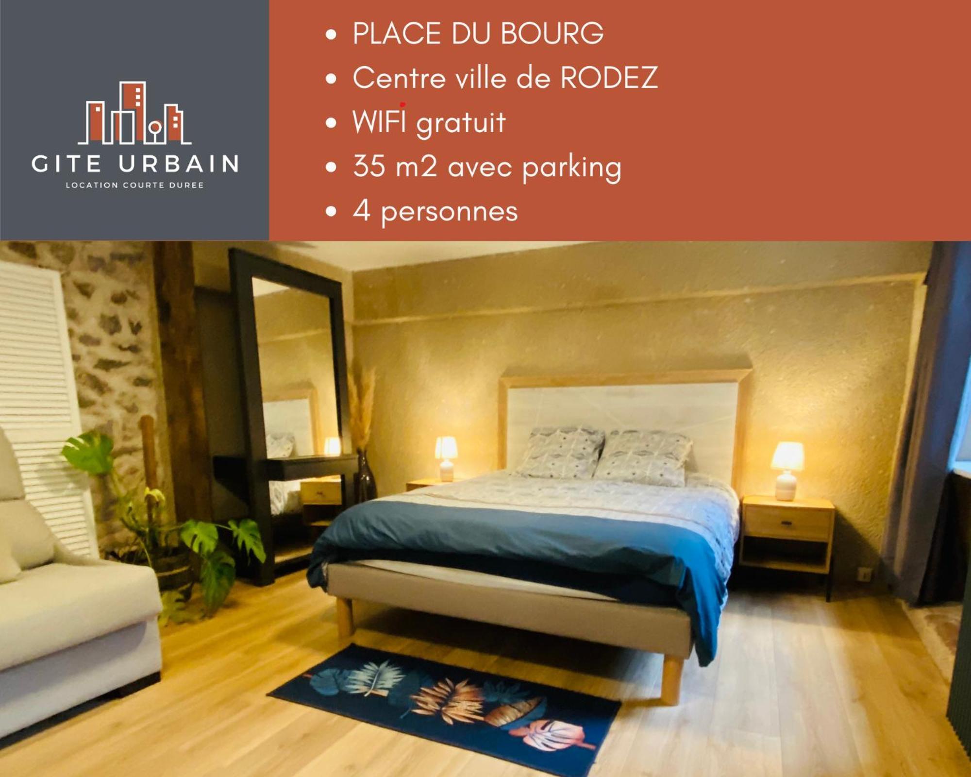 Le Place Du Bourg Appartement T2 Centre Historique רודז מראה חיצוני תמונה